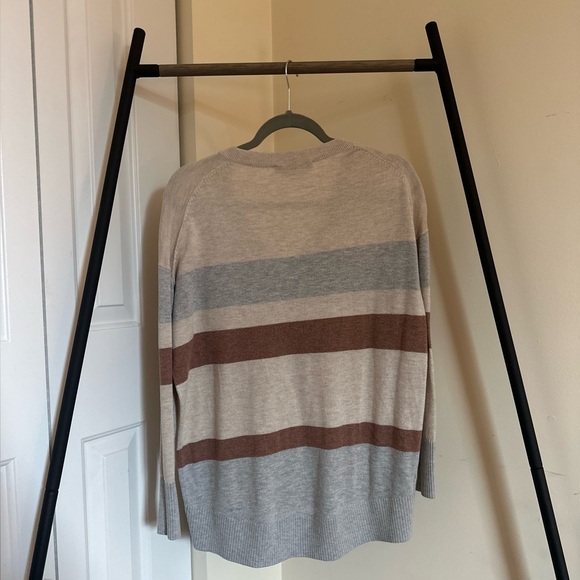 Loft XS Striped Light Sweater - Picture 2 of 2